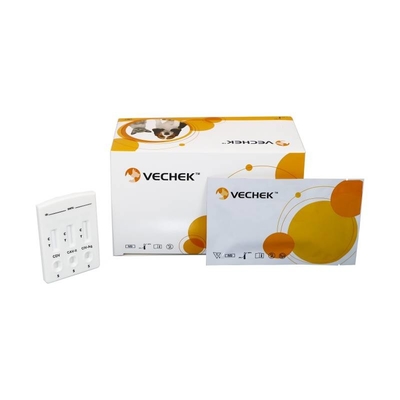 CDV+CAV-II+CIV Antigen Combo Kaset Tes Cepat Sekresi Okuler Dan Hidung