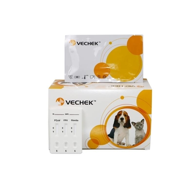 FCoV+FPV+Giardia Lamblia Antigen Combo Kaset Tes Cepat (Feses)