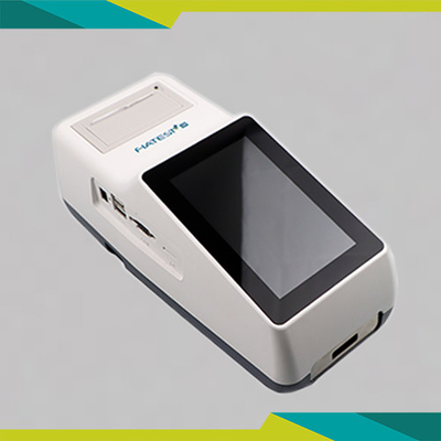 Fluorescence Immunoassay Analyzer (Handheld), deteksi pancaran fluoresensi, interaksi antigen-antibodi