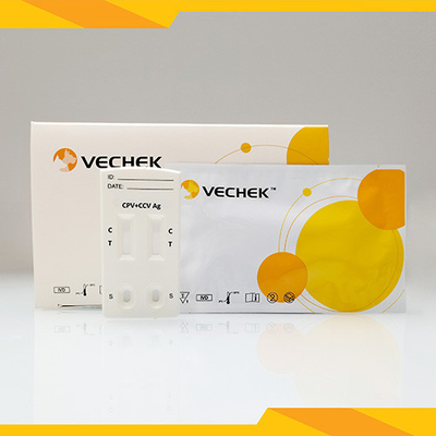 Kit Uji Hewan Anjing CPV CCV Kotoran Muntah Ukuran Kit 10