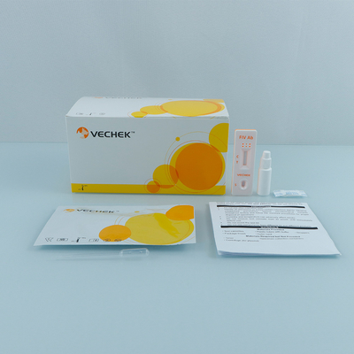 Kit Tes Virus Immunodeficiency Cat yang Nyaman Kaset Tes Cepat Antibodi FIV