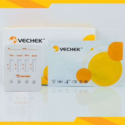 Rotavirus Cryptosporidium Coronavirus E.Coli Antigen Kit Tes Rapid Veteriner Untuk Kotoran Sapi