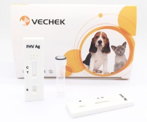 Kit Tes Kucing Akurasi Tinggi Tes Feline Herpes Virus Antigen FHV Ag
